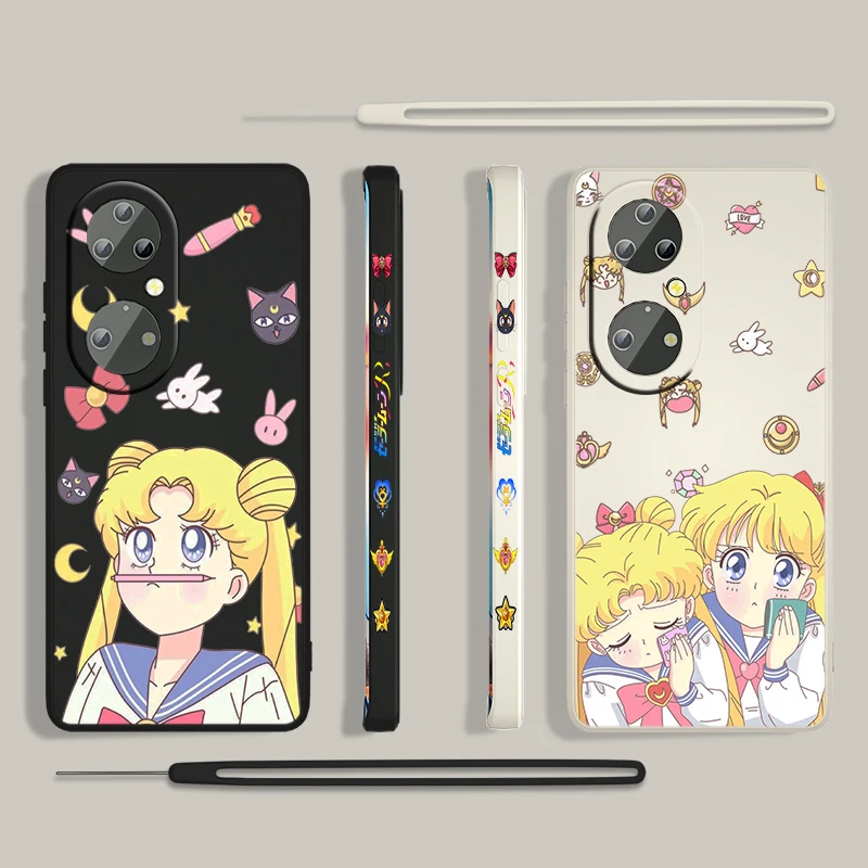 Hot Anime Sailor Moon For Huawei P50 P40 P30 P20 P Smart Z Pro Plus 2019 2021 Liquid Left Rope Phone Case Coque Cover Capa Funda
Hot Anime Sailor Moon For Huawei P50 P40 P30 P20 P Smart Z Pro Plus 2019 2021 Liquid Left Rope Phone Case Coque Cover Capa Funda