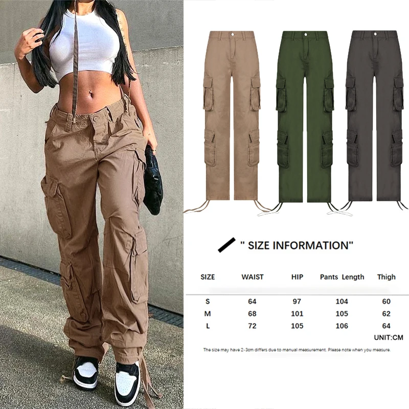 Casual Baggy Jeans Women Loose Low Waist Retro Overalls Hip Hop Streetwear Straight Denim Pants Wide Leg Y2K Cargo Pants
Casual Baggy Jeans Women Loose Low Waist Retro Overalls Hip Hop Streetwear Straight Denim Pants Wide Leg Y2K Cargo Pants