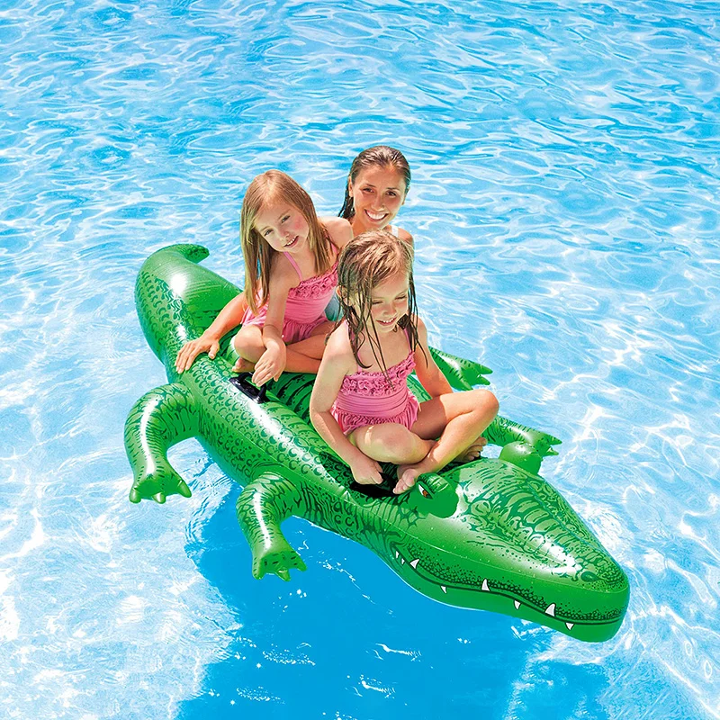 INTEX Children Water Crocodile Ride Boys Swimming Ring Baby Large Inflatable Thickened Toys Floating Row Toys Gift
INTEX Children Water Crocodile Ride Boys Swimming Ring Baby Large Inflatable Thickened Toys Floating Row Toys Gift
