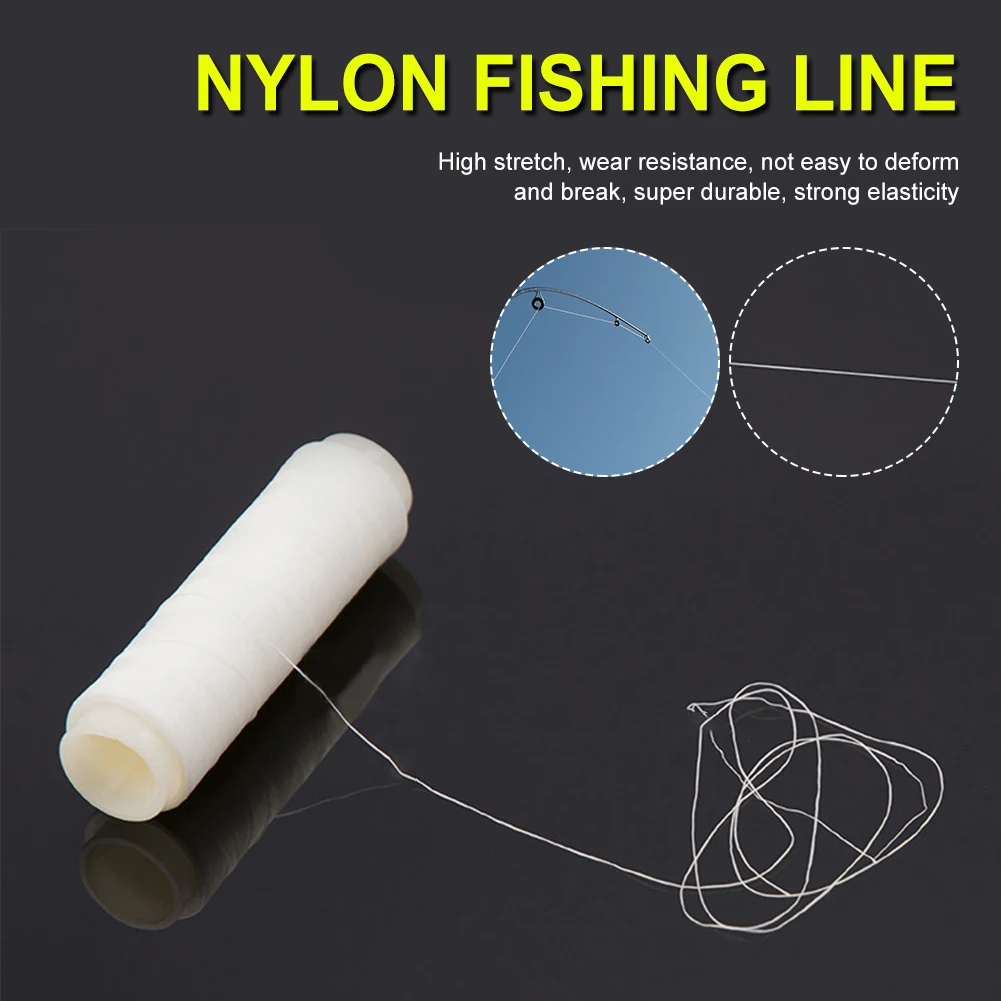 1 Spool Fishing Line Highly Tensile Abrasion Resistant Nylon Bait Wire Elastic Thread Fishing Tackle Accessory Not Easy to Break
1 Spool Fishing Line Highly Tensile Abrasion Resistant Nylon Bait Wire Elastic Thread Fishing Tackle Accessory Not Easy to Break