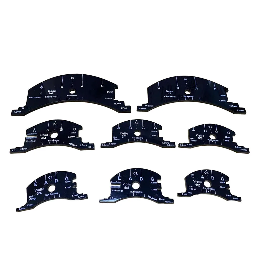 Violin Bridges Multifunctional Mold Template Full Size Cello Bridge Repair Tool 4/4 3/4 1/2 Violin Cello Double Bass Bridge Mold
Violin Bridges Multifunctional Mold Template Full Size Cello Bridge Repair Tool 4/4 3/4 1/2 Violin Cello Double Bass Bridge Mold