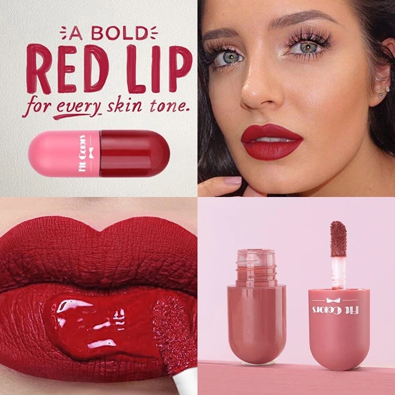 Mini Velvet Capsule Lip Glaze Color Rendering Long-lasting 5 Colors Lip Gloss Smooth Plumping Natural Texture Fashion Cosmetics
Mini Velvet Capsule Lip Glaze Color Rendering Long-lasting 5 Colors Lip Gloss Smooth Plumping Natural Texture Fashion Cosmetics