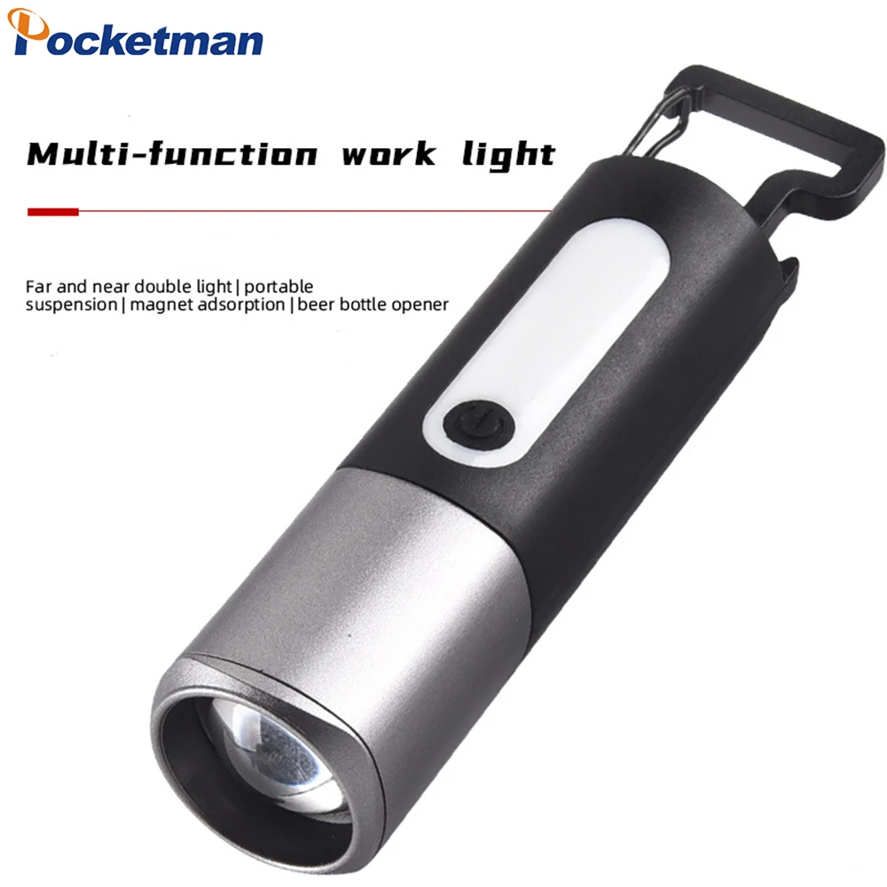 Powerful LED Flashlight Super Bright USB Rechargeable Flashlights Keychain Light Magnetic Multi-functional Work Light Torch
Powerful LED Flashlight Super Bright USB Rechargeable Flashlights Keychain Light Magnetic Multi-functional Work Light Torch
