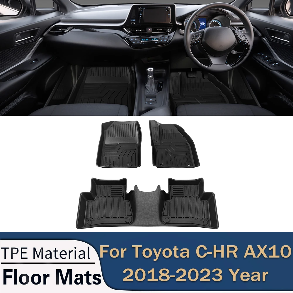 Автомобильные коврики для Toyota C-HR AX10 2018-2023 CHR RHD, коврики для ног для любой погоды, коврики без запаха, водонепроницаемые аксессуары для интерь...
Автомобильные коврики для Toyota C-HR AX10 2018-2023 CHR RHD, коврики для ног для любой погоды, коврики без запаха, водонепроницаемые аксессуары для интерь...