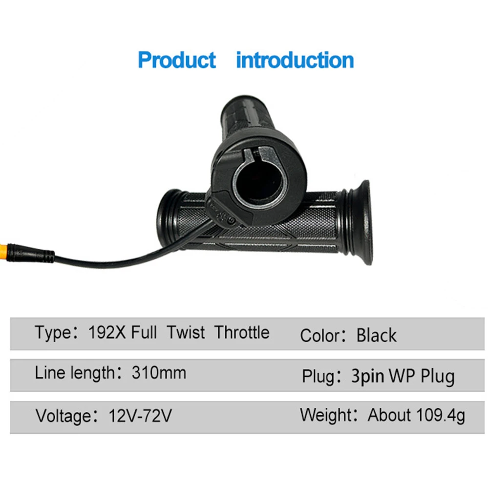 E-Bike Electric Scooter Right Handle 192X Full Twist Throttle 24V 36V 48V 60V 72V Waterproof/SM Handle Connector Hot Seling
E-Bike Electric Scooter Right Handle 192X Full Twist Throttle 24V 36V 48V 60V 72V Waterproof/SM Handle Connector Hot Seling