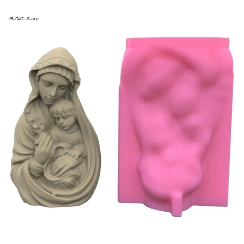 3D Mary Holds Child Mold Epoxy Crafts DIY Ornament Jewelry Candle Making Tool
3D Mary Holds Child Mold Epoxy Crafts DIY Ornament Jewelry Candle Making Tool
