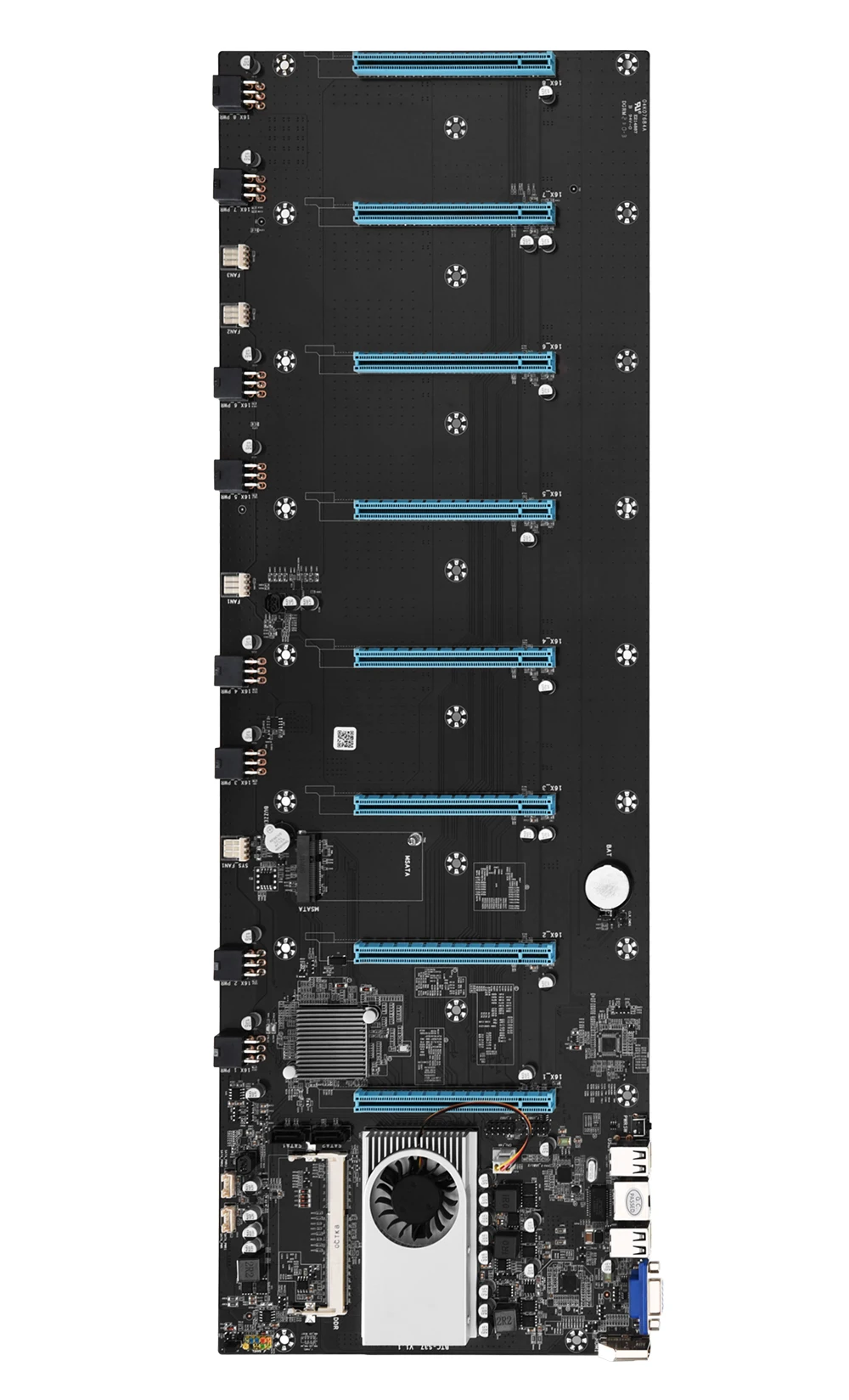BTC-S37 65mm Motherboard Distance Expert Gigabit Bitcoin/ETH ATX 8gpu Mining board
BTC-S37 65mm Motherboard Distance Expert Gigabit Bitcoin/ETH ATX 8gpu Mining board