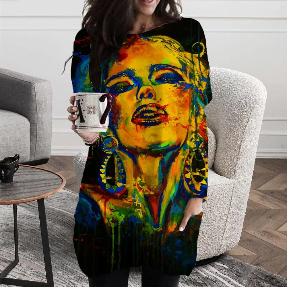 2023 New Round Neck African Model Women's Long Sleeve Pullover And Women's Spring And Autumn Bodysuit Fashion Street
2023 New Round Neck African Model Women's Long Sleeve Pullover And Women's Spring And Autumn Bodysuit Fashion Street