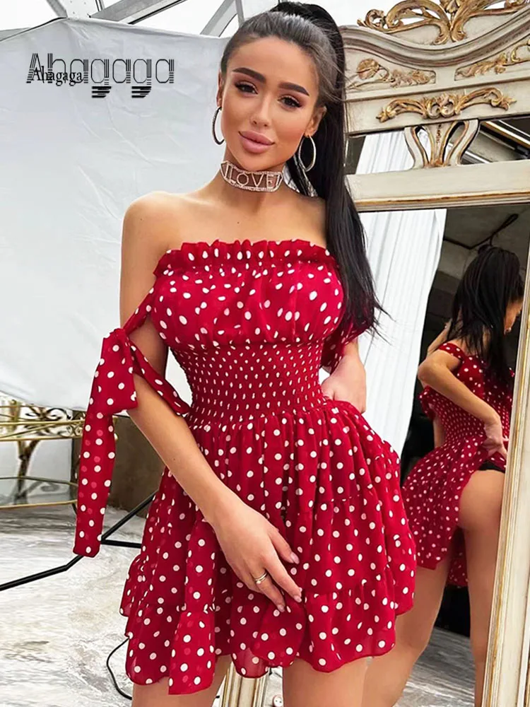 Summer New Sexy Print Dress Women Casual Sweet Cute Vacation Wear Bandage Tight Dresses Women Red Dot Mini Dress Vestido Female
Summer New Sexy Print Dress Women Casual Sweet Cute Vacation Wear Bandage Tight Dresses Women Red Dot Mini Dress Vestido Female