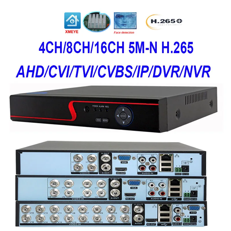 XMEYE 5M-N 1080P AHD DVR NVR 4/8/16 канальная система видеонаблюдения 5 в 1 AHD TVI CVI IP Гибридный CCTV DVR рекордер
XMEYE 5M-N 1080P AHD DVR NVR 4/8/16 канальная система видеонаблюдения 5 в 1 AHD TVI CVI IP Гибридный CCTV DVR рекордер