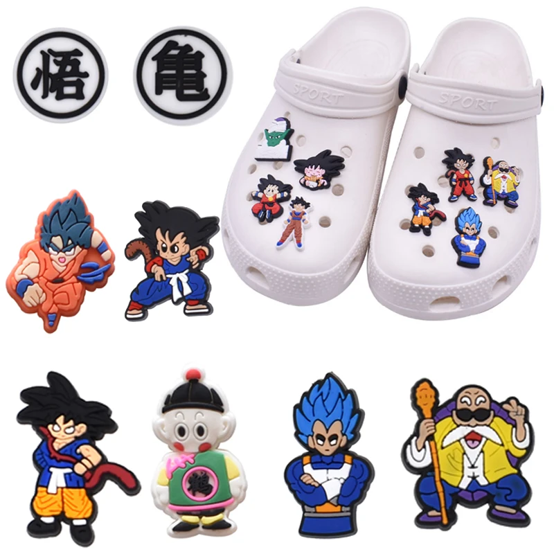 Anime Kawaii Dragon Ball Son Goku Pvc Drop Plastic Cartoon Poped Hole Shoes Jewelry Accessories Decorative Buckle Kids Toy Gift
Anime Kawaii Dragon Ball Son Goku Pvc Drop Plastic Cartoon Poped Hole Shoes Jewelry Accessories Decorative Buckle Kids Toy Gift