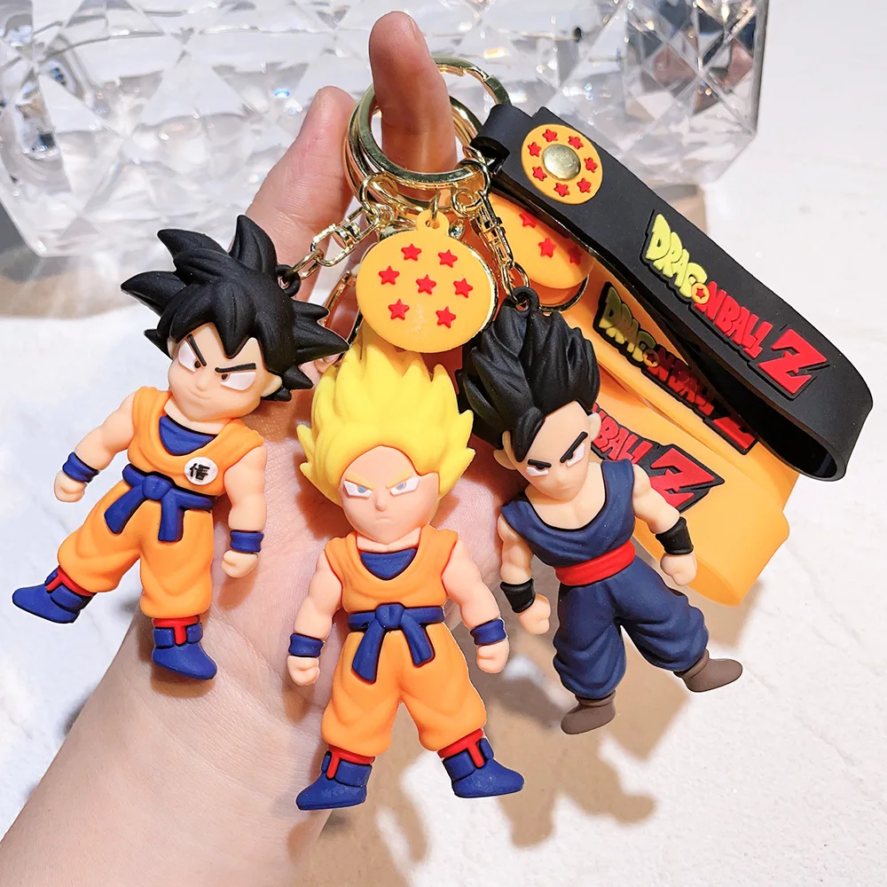 Dragon Ball Cartoon Safety Silicone Doll Sun Wukong Keychain Pendant Anime Cartoon Character Children's Bag Car Pendant Gift
Dragon Ball Cartoon Safety Silicone Doll Sun Wukong Keychain Pendant Anime Cartoon Character Children's Bag Car Pendant Gift