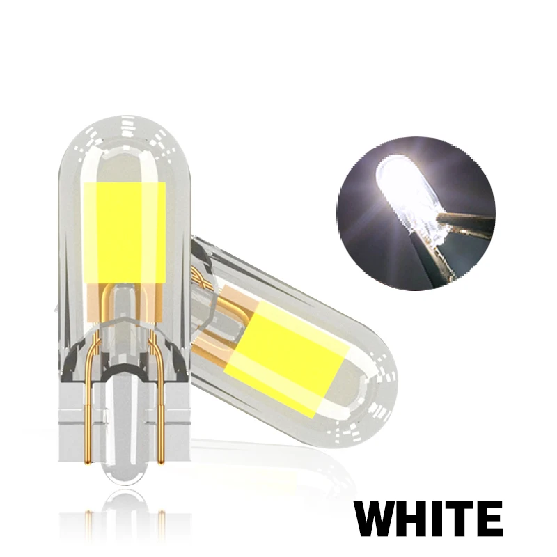 Комплект Из 2 Светодиодных Ламп T10 W5W COB С Сапфировым Стеклом, Универсальные Автомобильные Лампы 12В, Суперяркие 6000K
Комплект Из 2 Светодиодных Ламп T10 W5W COB С Сапфировым Стеклом, Универсальные Автомобильные Лампы 12В, Суперяркие 6000K