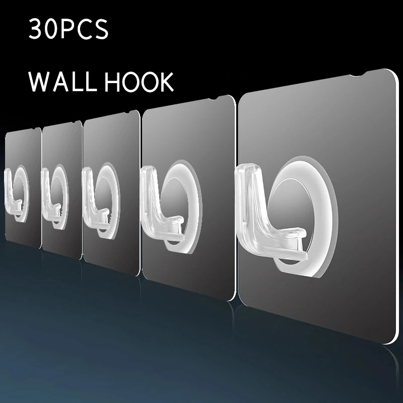 30PCS Wall Hooks Hangers Self Adhesive Door Wall Hangers Hooks Suction Heavy Load Rack for Kitchen Bathroom Accessories
30PCS Wall Hooks Hangers Self Adhesive Door Wall Hangers Hooks Suction Heavy Load Rack for Kitchen Bathroom Accessories
