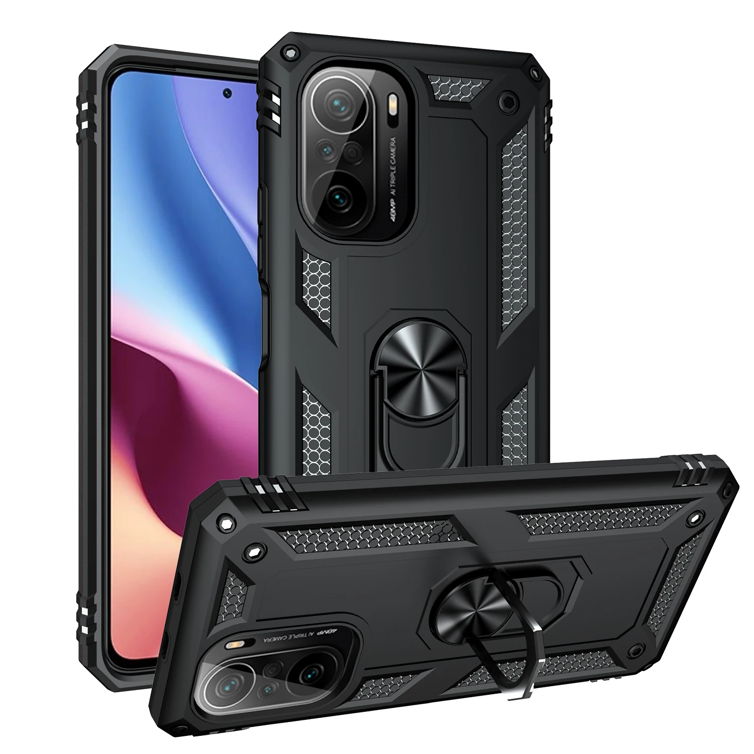 Shockproof Ring Stand Case for Xiaomi Poco M4 Pro 5G Cover for Poco X4 Pro 5G X3 NFC X3 Pro X2 F2 Pro F3 M2 M3 Poco M4 Pro Case
Shockproof Ring Stand Case for Xiaomi Poco M4 Pro 5G Cover for Poco X4 Pro 5G X3 NFC X3 Pro X2 F2 Pro F3 M2 M3 Poco M4 Pro Case