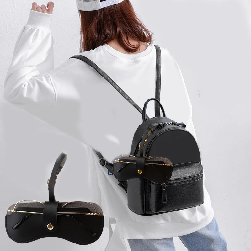 Soft PU Leather Sunglasses Bag Portable Hanging Glasses Bag Anti-Compression Sunglasses Case Eyewear Case Container Storage Box 
Soft PU Leather Sunglasses Bag Portable Hanging Glasses Bag Anti-Compression Sunglasses Case Eyewear Case Container Storage Box