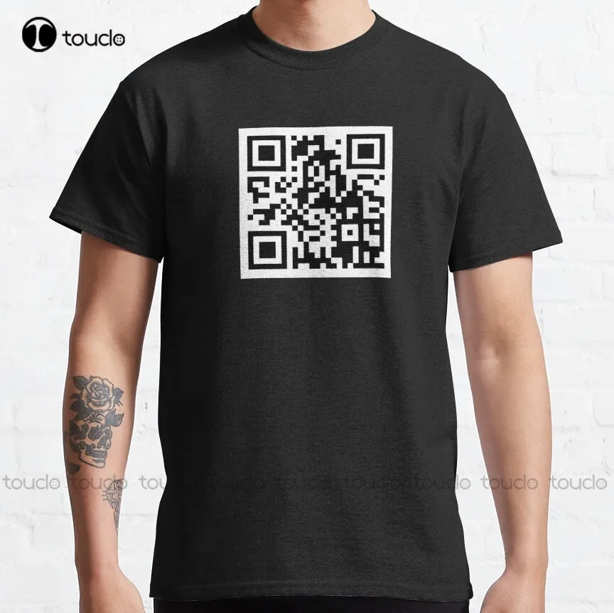 Классическая мужская компрессионная футболка Рик рулон QR-код индивидуальная Мужская футболка aldult Подростковая футболка унисекс с цифрово...
Классическая мужская компрессионная футболка Рик рулон QR-код индивидуальная Мужская футболка aldult Подростковая футболка унисекс с цифрово...