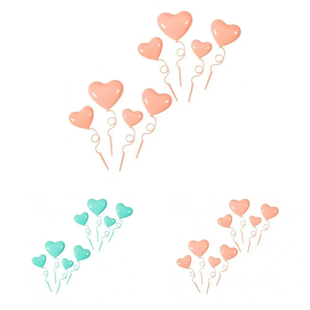 Reusable 8Pcs/Set Unique Creative Heart Shape Cake Topper Bright-colored Cupcake Topper Romantic for Gifts
Reusable 8Pcs/Set Unique Creative Heart Shape Cake Topper Bright-colored Cupcake Topper Romantic for Gifts