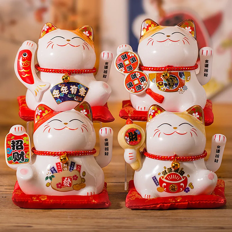 Керамическая Милая кошка на удачу с улыбающимся лицом, машущая лапа, украшение, открытие магазина, подарок, украшение для рабочего стола
Керамическая Милая кошка на удачу с улыбающимся лицом, машущая лапа, украшение, открытие магазина, подарок, украшение для рабочего стола