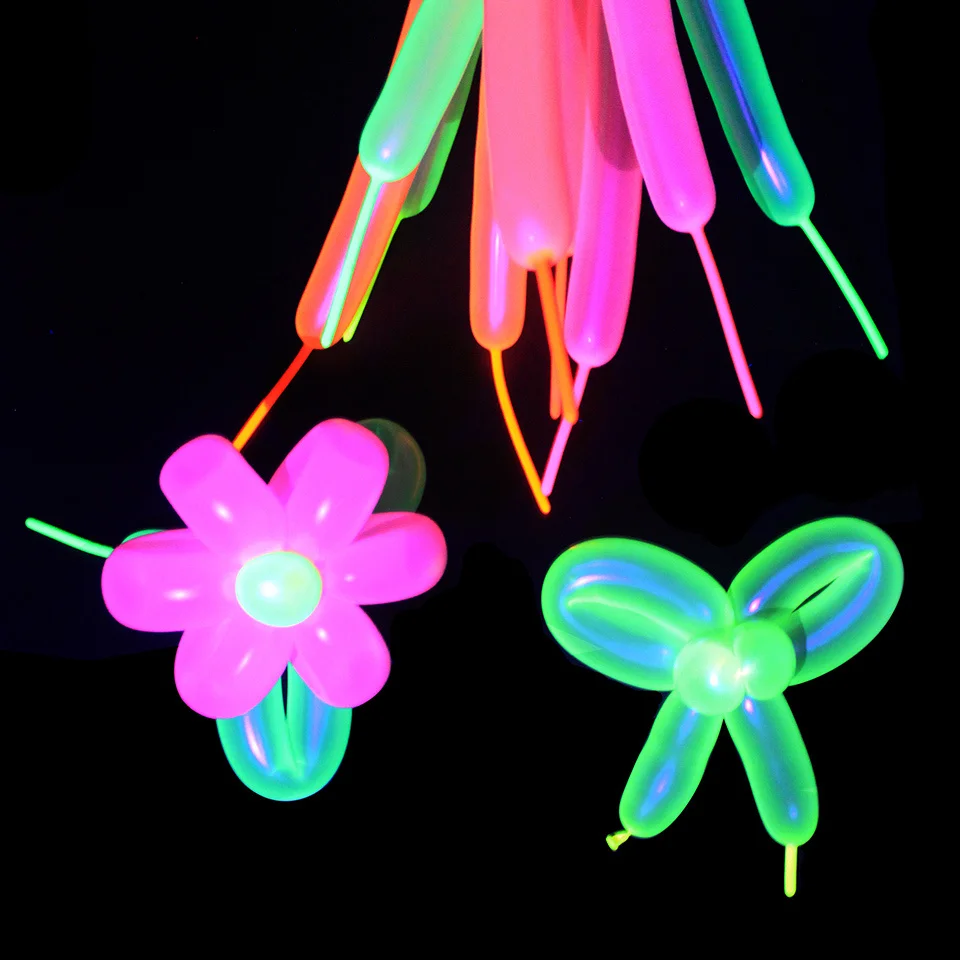 50PCS UV Glow Latex Long Balloons Neon Magic Air Ballooon Ballon For Modeling Kids Birthday Wedding Glow Party Decoration
50PCS UV Glow Latex Long Balloons Neon Magic Air Ballooon Ballon For Modeling Kids Birthday Wedding Glow Party Decoration