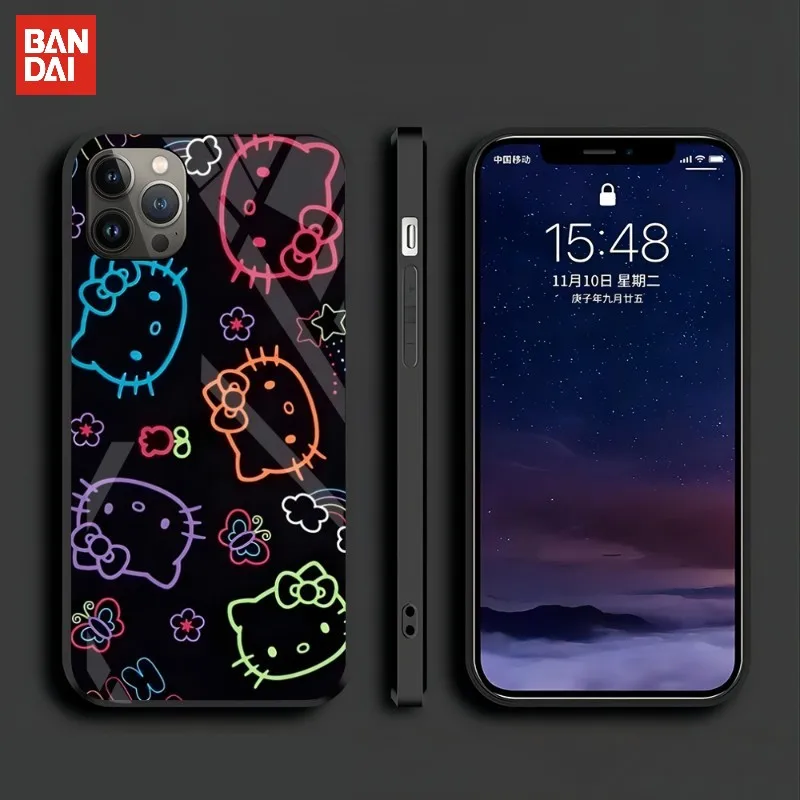 BANDAI Hello Kitty Phone Case Tempered Glass For IPhone 13 12 Mini 11 Pro Max X XS XR SE 2020 7 8 Plus 6 6S Funda Shell Cover
BANDAI Hello Kitty Phone Case Tempered Glass For IPhone 13 12 Mini 11 Pro Max X XS XR SE 2020 7 8 Plus 6 6S Funda Shell Cover