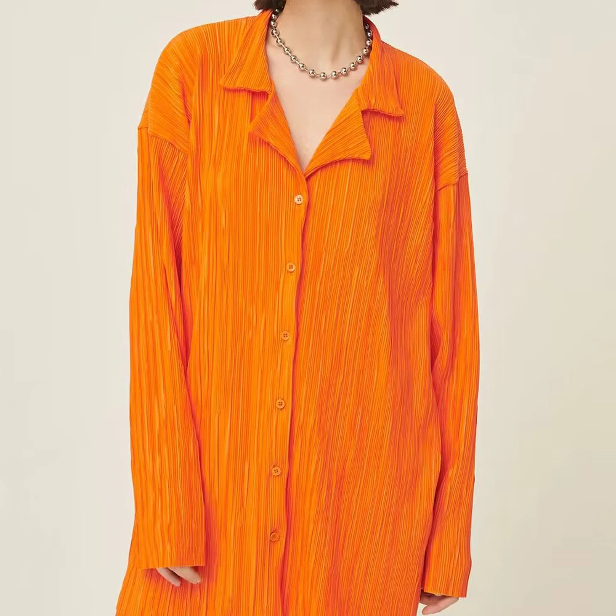 A.D.EAST - Women Elegant Pleated Two Piece Set Loose Long Sleeve Blouses And High Waist Wide Leg Pants Suit Female Casual Outfi
A.D.EAST - Women Elegant Pleated Two Piece Set Loose Long Sleeve Blouses And High Waist Wide Leg Pants Suit Female Casual Outfi