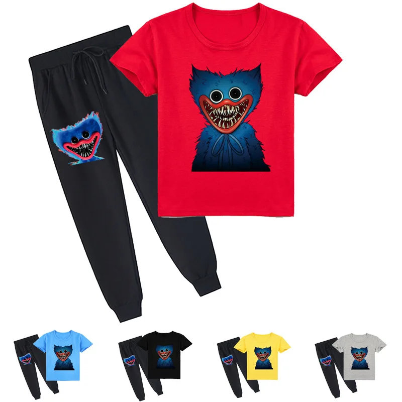 Fashion Game Poppy Playtime T-Shirt Kids Summer Clothes Toddler Girls Short Sleeve T-shirt Tops Long Pants 2pcs Sets Boy Outfit
Fashion Game Poppy Playtime T-Shirt Kids Summer Clothes Toddler Girls Short Sleeve T-shirt Tops Long Pants 2pcs Sets Boy Outfit