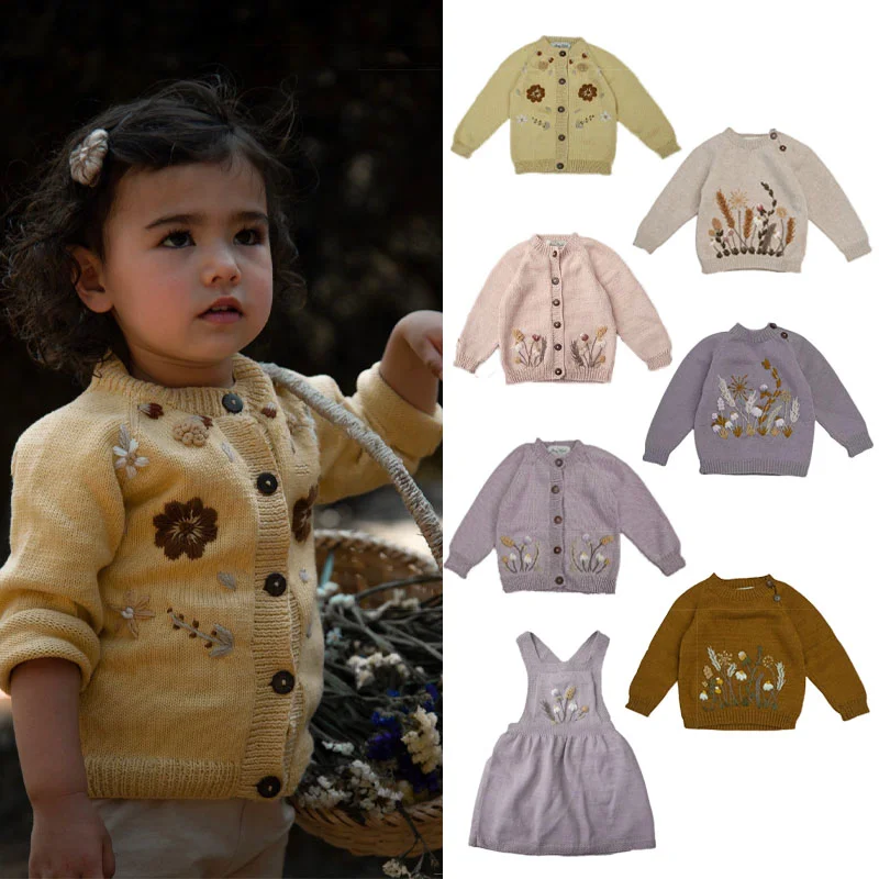 New Autumn Toddler Cardigan Embroidery Cotton Soft Baby Boys Knit Tops Kids Sweater Shirley Bredal Brand Girls Winter Clothes
New Autumn Toddler Cardigan Embroidery Cotton Soft Baby Boys Knit Tops Kids Sweater Shirley Bredal Brand Girls Winter Clothes