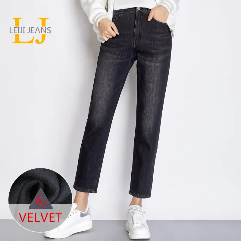 LEIJIJEANS 2021 флисовые утепленные черные зимние джинсы размера плюс бархатные женские джинсы L-6XL облегающие с добавлением шерсти толстые Женски...
LEIJIJEANS 2021 флисовые утепленные черные зимние джинсы размера плюс бархатные женские джинсы L-6XL облегающие с добавлением шерсти толстые Женски...