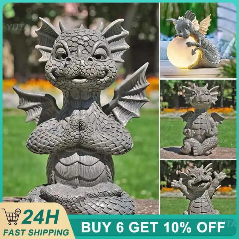Garden Dragon Meditation Statue Dog Resin Statue Ornament Dinosaur Shape Sculpture Outdoor Yard Decoration Crafts Supplies hot 
Garden Dragon Meditation Statue Dog Resin Statue Ornament Dinosaur Shape Sculpture Outdoor Yard Decoration Crafts Supplies hot