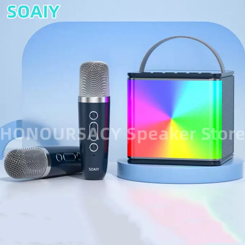 SOAIY Outdoor Mini Karaoke Bluetooth Speaker Portable Column Card Subwoofer High Volume Boo Box Children's Gift Music Player
SOAIY Outdoor Mini Karaoke Bluetooth Speaker Portable Column Card Subwoofer High Volume Boo Box Children's Gift Music Player