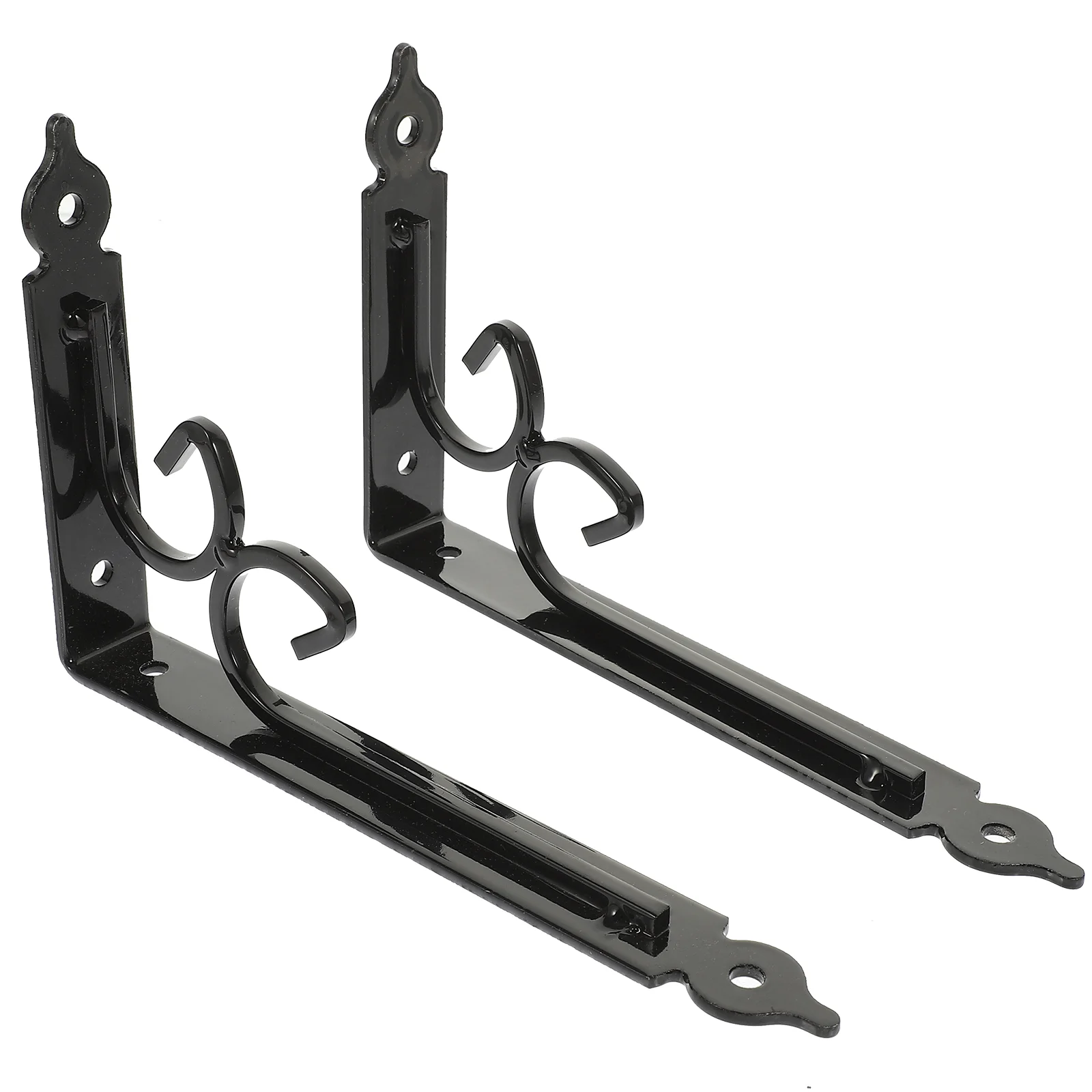 2 Pcs Supports Decorative Shelf Brackets Multipurpose Hanging Planter Iron
2 Pcs Supports Decorative Shelf Brackets Multipurpose Hanging Planter Iron