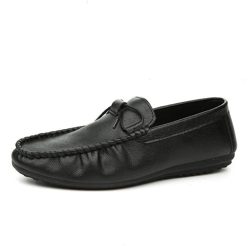 39-44 Mens Artificial Leather Shoes Spring Autumn Flat-soled Slip-on Solid Color Black Soft Surface Casual Male Footwear H30
39-44 Mens Artificial Leather Shoes Spring Autumn Flat-soled Slip-on Solid Color Black Soft Surface Casual Male Footwear H30