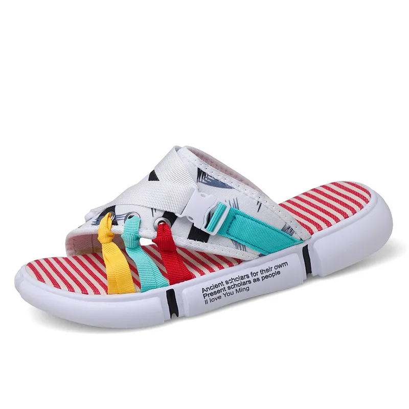 Colorful Slippers for Men Summer 2022 Size39-46 Fashion Soft Outdoor Beach Male Shoes Home Indoor Sandals Non-Slip Luxury Slides
Colorful Slippers for Men Summer 2022 Size39-46 Fashion Soft Outdoor Beach Male Shoes Home Indoor Sandals Non-Slip Luxury Slides