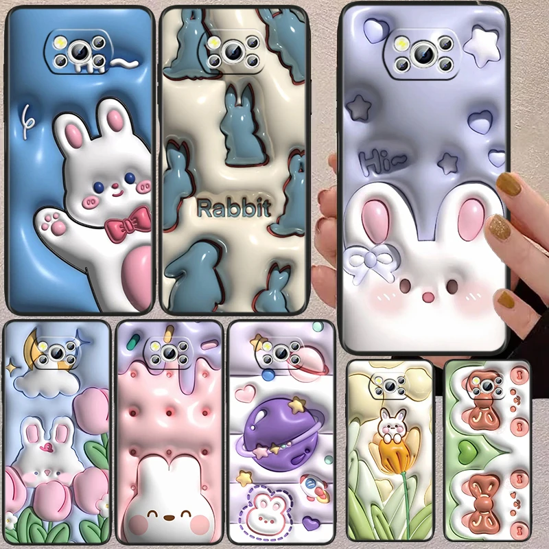 Nonstereoscopic 3D Vision Rabbit Cute Black Phone Case For Xiaomi Mi Poco X5 X3 Pro X4 F4 F3 GT M5 M5s M4 M3 C55 C50 C40 5G
Nonstereoscopic 3D Vision Rabbit Cute Black Phone Case For Xiaomi Mi Poco X5 X3 Pro X4 F4 F3 GT M5 M5s M4 M3 C55 C50 C40 5G