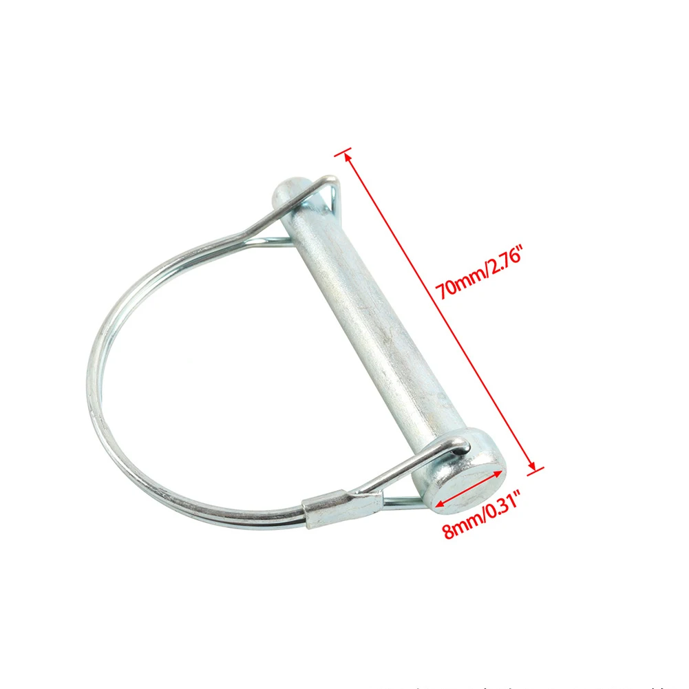 4pcs Quick Lock Trailer Truck Coupler Safety Pin Bicycle Stroller Cargo Boat Hitch Hook Clip D Shape Buckle Pin M8*70mm
4pcs Quick Lock Trailer Truck Coupler Safety Pin Bicycle Stroller Cargo Boat Hitch Hook Clip D Shape Buckle Pin M8*70mm