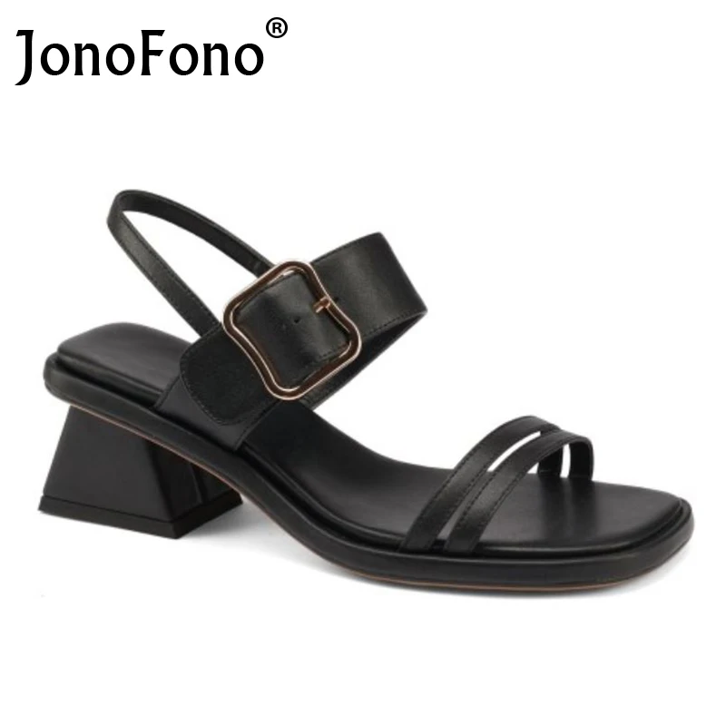 JonoFono Size 33-40 Women Sandals Real Leather 2022 New Fashion High Heels Summer Shoes For Woman Party Office Lady Footwear
JonoFono Size 33-40 Women Sandals Real Leather 2022 New Fashion High Heels Summer Shoes For Woman Party Office Lady Footwear