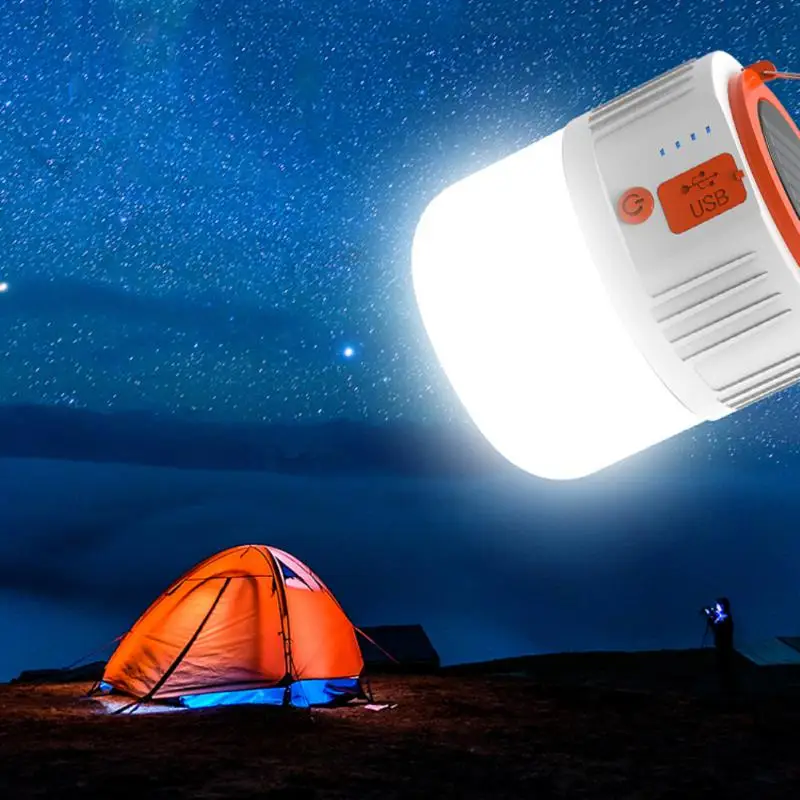 Rechargeable Emergency Light Portable Lanterns Camping Lamp Outdoor Tente Familiale Camping LED Light Bulb Solar Lamp
Rechargeable Emergency Light Portable Lanterns Camping Lamp Outdoor Tente Familiale Camping LED Light Bulb Solar Lamp