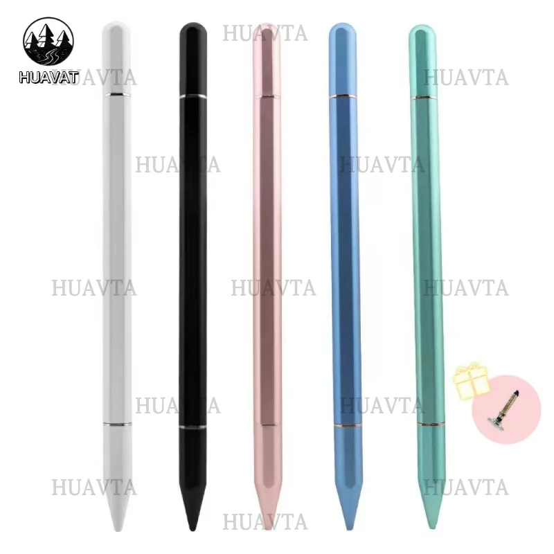 

2023 Popular Universal 2 In 1 Stylus Capactive Pencil Magnetic Suction Carrying for Android Ios Phone Tablets Ipad Drawing Pen