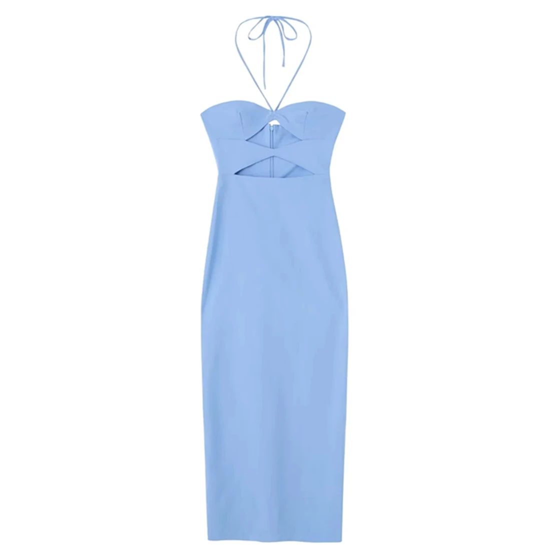 Jenny&Dave 2022 Ins Fashion Blogger Streetwear Blue Hollow Out Sexy Strapless Beach Midi Dress Women
Jenny&Dave 2022 Ins Fashion Blogger Streetwear Blue Hollow Out Sexy Strapless Beach Midi Dress Women
