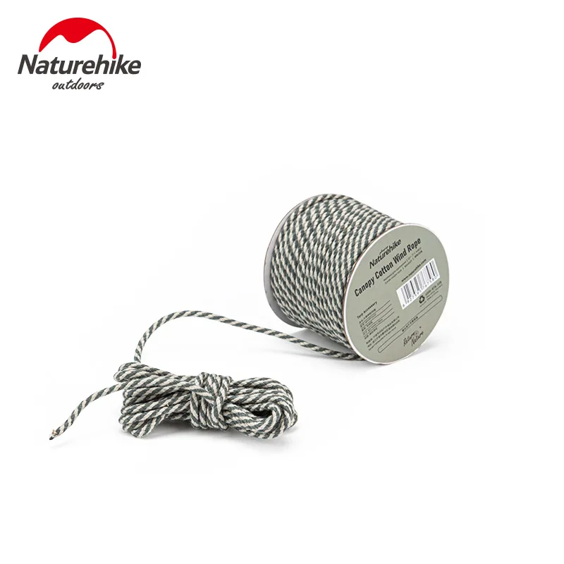 

Naturehike Outdoor Tent Wind Rope NH20PJ122 Multifunction Cotton Windproof Ropes Tent Accessories For Camping Hiking Sun Shelter