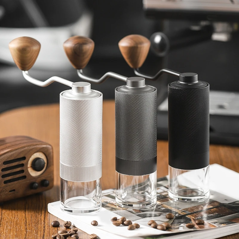 Portable Coffee Bean Grinder with Adjustable Setting Hand Crank Coffee Grinder Handheld Burr Coffee Grinder Kitchen Tool
Portable Coffee Bean Grinder with Adjustable Setting Hand Crank Coffee Grinder Handheld Burr Coffee Grinder Kitchen Tool
