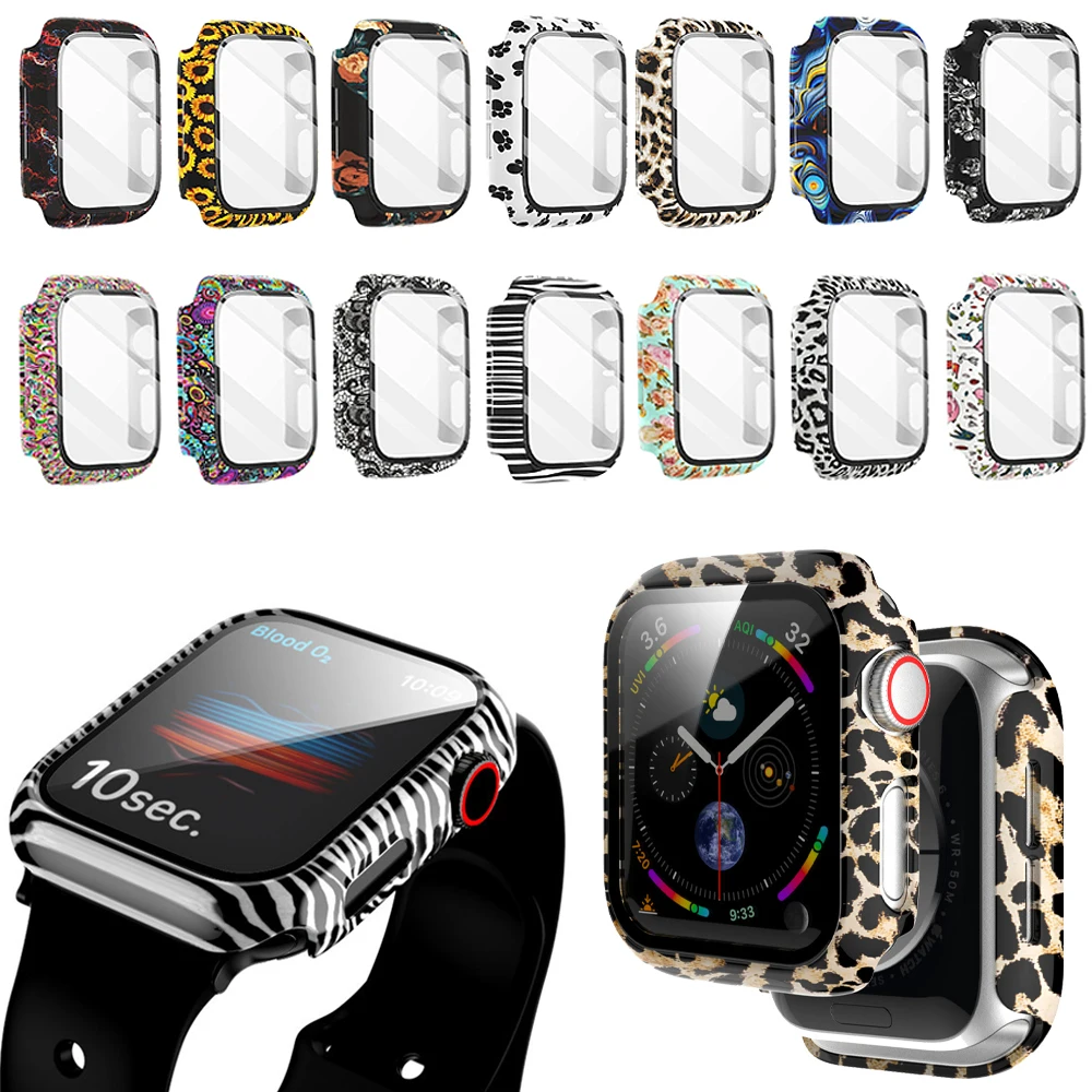 Стекло + крышка для Apple Watch, чехол 44 40 42 38 мм, бампер + Защита экрана для iWatch SE 6 5 4 3 2 1, модный водяной узор
Стекло + крышка для Apple Watch, чехол 44 40 42 38 мм, бампер + Защита экрана для iWatch SE 6 5 4 3 2 1, модный водяной узор