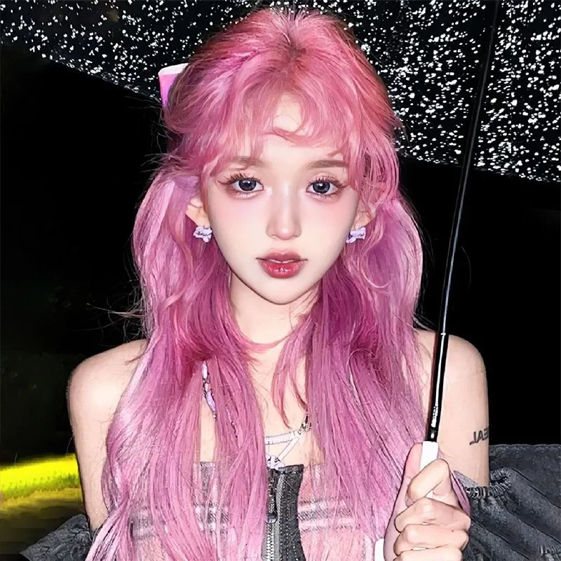 65cm Wig New Purple Girl Long Hair Fashion Personality Versatile Solid Color Natural Daily Cosplay Closure Curly Human Hair Wig
65cm Wig New Purple Girl Long Hair Fashion Personality Versatile Solid Color Natural Daily Cosplay Closure Curly Human Hair Wig