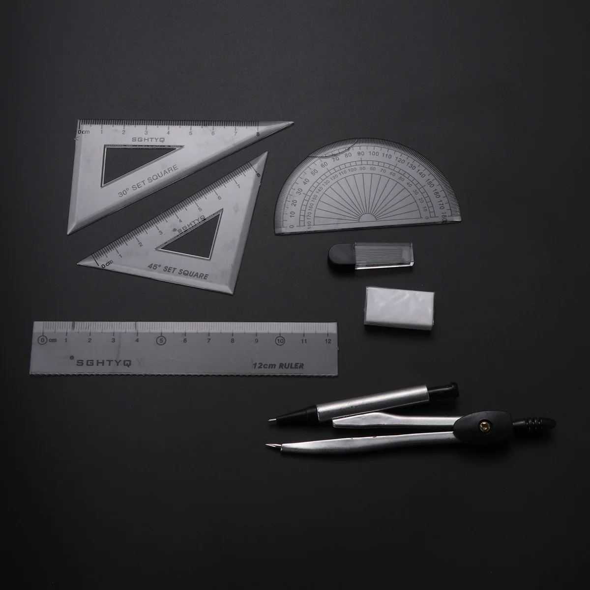 Set Geometry Compass Protractor Drawing Ruler Math Tool Protractors Supplies Drafting Student School Compasses Kit Classroom
Set Geometry Compass Protractor Drawing Ruler Math Tool Protractors Supplies Drafting Student School Compasses Kit Classroom