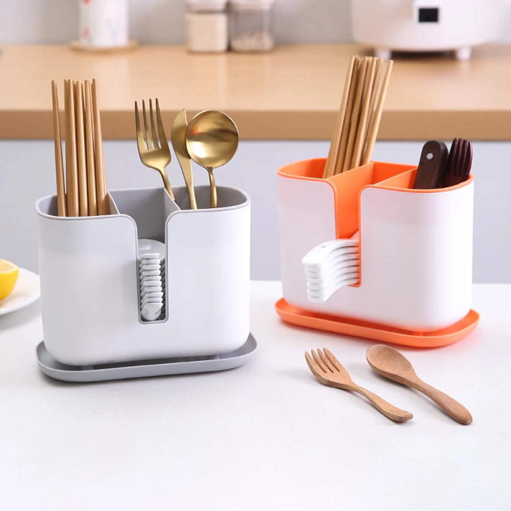 Household Kitchen Multifunctional Chopstick Spoon Storage Holder Plastic Drainer Drain Double Layer Cutlery Knife Fork Racks
Household Kitchen Multifunctional Chopstick Spoon Storage Holder Plastic Drainer Drain Double Layer Cutlery Knife Fork Racks