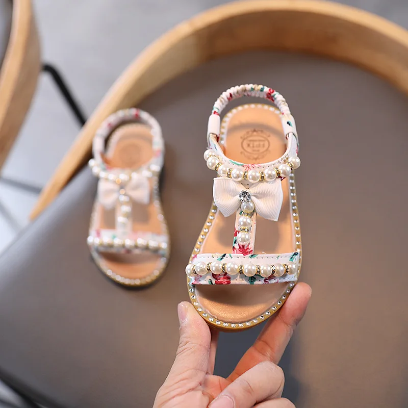 Summer Girls Sandals New Children Sweet Bowknot Pearl Princess Sandals Toddler Infant Kids Baby Beach Shoes
Summer Girls Sandals New Children Sweet Bowknot Pearl Princess Sandals Toddler Infant Kids Baby Beach Shoes