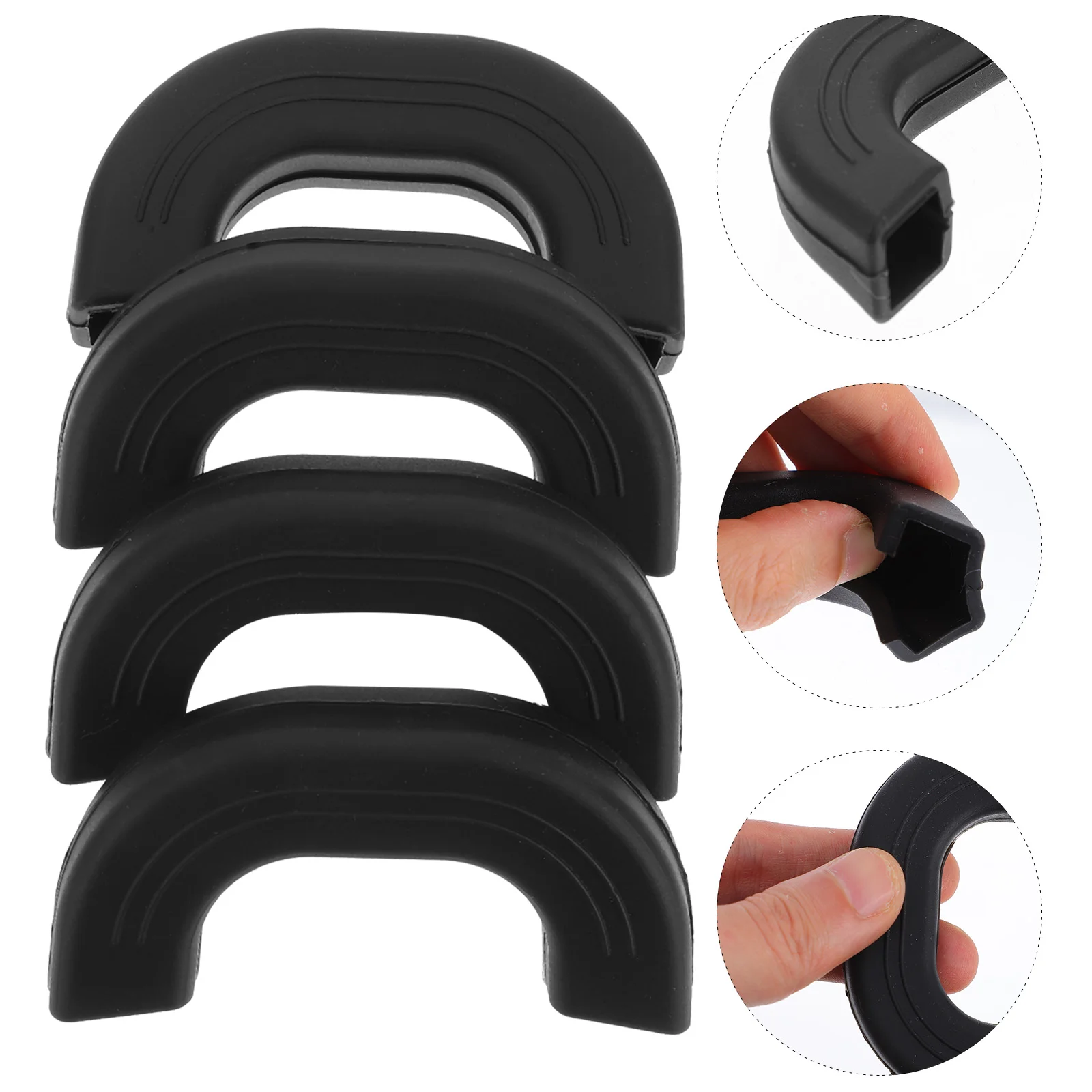 4 Pcs Silicone Cooking Utensils Hot Handle Holder Metal Brackets Cookware Sleeve Pot Pan Earrings
4 Pcs Silicone Cooking Utensils Hot Handle Holder Metal Brackets Cookware Sleeve Pot Pan Earrings