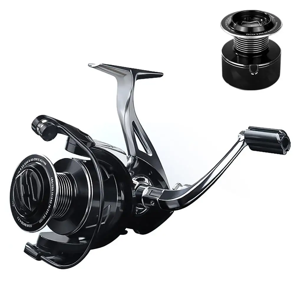 Спиннинговая Рыболовная катушка с двойным подшипником, передаточное число 5,2: 1/4.7:1, фрикционная рыболовная Катушка 12 кг
Спиннинговая Рыболовная катушка с двойным подшипником, передаточное число 5,2: 1/4.7:1, фрикционная рыболовная Катушка 12 кг