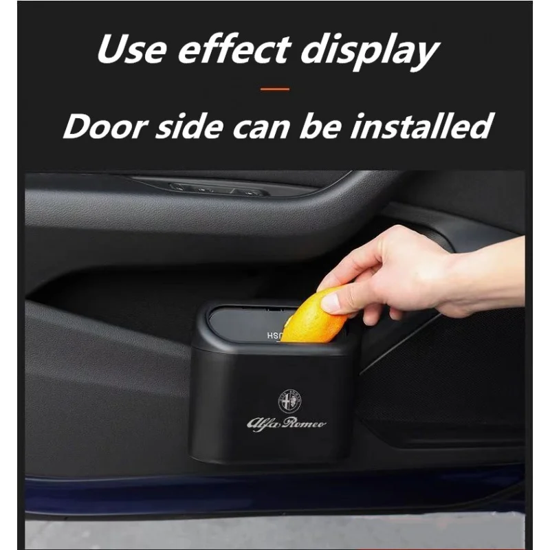 For Alfa Romeo Spider Giulia Giulietta 4c 8c Mito Stelvio automobile trashcan interior storage trashcan automobile storage box
For Alfa Romeo Spider Giulia Giulietta 4c 8c Mito Stelvio automobile trashcan interior storage trashcan automobile storage box